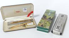 CROSS SET AND HARMONICA