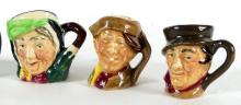 6 DOULTON CHARACTER JUGS