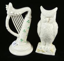 2 PIECES IRISH BELLEEK