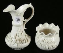 BELLEEK BOWL & EWER