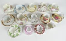 DEMI-TASSE CUPS & SAUCERS