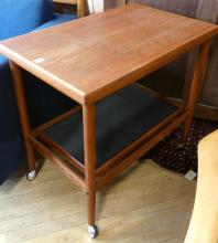 GRETE JALK TEAK BAR CART