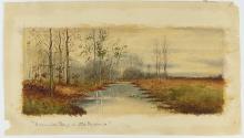 19TH CENTURY AMERICAN SCHOOL WATERCOLOUR