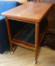 GRETE JALK TEAK BAR CART
