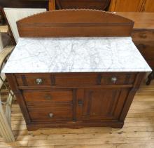 MARBLE TOP WASHSTAND