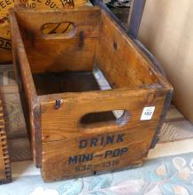 THREE WOODEN CRATES