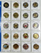 40 CANADIAN COMMEMORATIVE COINS