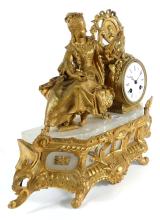 ANTIQUE FRENCH MANTEL CLOCK