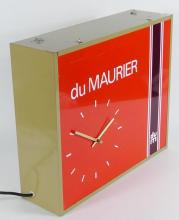 DU MAURIER ADVERTISING CLOCK