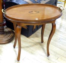 OVAL SERVING TABLE