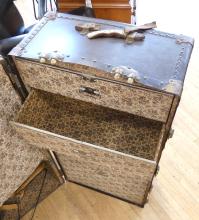 ANTIQUE WARDROBE TRUNK