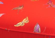 BUTTERFLY DESIGN WING-BACK ARMCHAIR