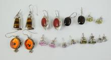 9 PAIRS EARRINGS