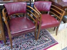 PAIR OF VIENNA SECESSIONIST ARMCHAIRS