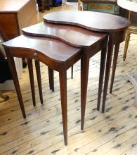 KIDNEY-SHAPED NESTING TABLES