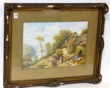 FRAMED R. THORNTON WATERCOLOUR