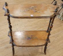 BIRDSEYE MAPLE CONSOLETTE TABLE
