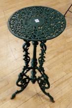 PAINTED CAST IRON PLANT STAND