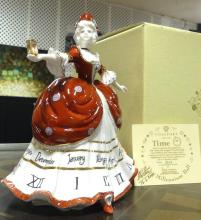 TWO LIMITED EDITION COALPORT FIGURINES