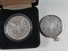 2 U.S. SILVER DOLLARS