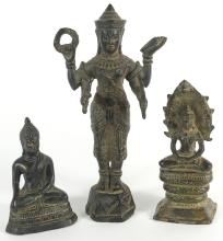 TIBETAN BRONZE SCULPTURES