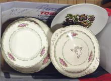 ROYAL STAFFORDSHIRE POTTERY DINNERWARE, ETC.