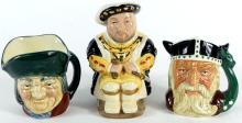 ROYAL DOULTON "HENRY VIII" TOBY JUG, ETC.