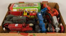 6 TOY TRACTORS