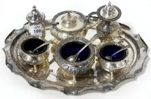 SILVER PLATE CONDIMENTS