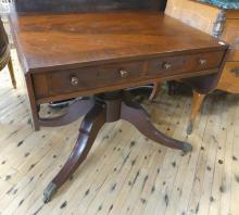 ANTIQUE LIBRARY TABLE