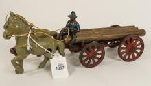 CAST IRON FIRE WAGON