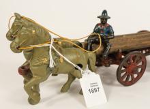 CAST IRON FIRE WAGON