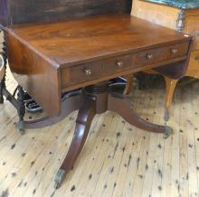 ANTIQUE LIBRARY TABLE