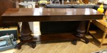 ANTIQUE ROSEWOOD SOFA TABLE