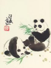 TWO CHINESE WATERCOLOURS WITH PROVENANCE