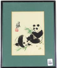 TWO CHINESE WATERCOLOURS WITH PROVENANCE