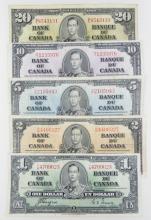 SET CANADIAN CURRENCY