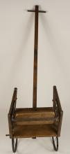 ANTIQUE TWO-WHEEL PULL CART