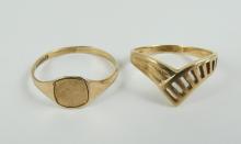 2 CHILD'S RINGS