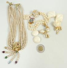 IVORY & FAUX PEARL