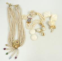 IVORY & FAUX PEARL