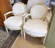 PAIR OF SALON FAUTEUILS