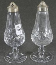 PAIR WATERFORD CRYSTAL SHAKERS