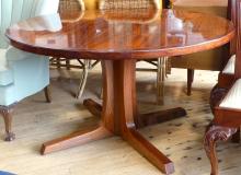 CIRCULAR DANISH ROSEWOOD DINING TABLE