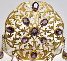 AMETHYST HAIR JEWELLERY