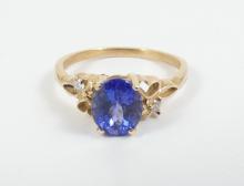 LADIES' TANZANITE RING