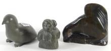 INUIT SOAPSTONE CARVINGS