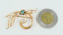 VINTAGE GOLD BROOCH