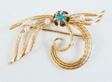 VINTAGE GOLD BROOCH