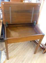 ANTIQUE OAK STUDENT'S DESK